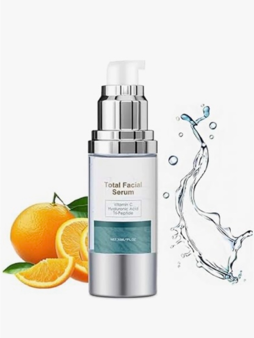 Total Facial Serum Vitamin C + Hyaluronic Acid - caffeine